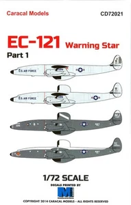 Caracal Decals 1/72 Lockheed EC-121 WARNSTERN Teil 1 - Bild 1 von 8