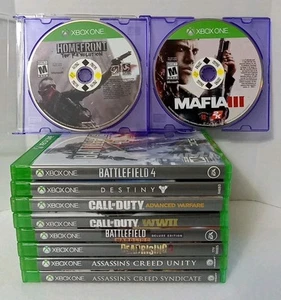 Bulk Lot Of 10 XBOX ONE Video Games DESTINY,CALL OF DUTY,BATTLEFIELD, DEADRISING - Picture 1 of 1