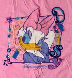 Vintage Disneyland Pairs Daisy Duck Kids 6/8 Tshirt - Picture 1 of 4