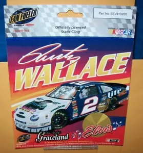 RUSTY WALLACE #2 MILLER LITE ELVIS 1998 6X6 DECAL STICKER - Picture 1 of 1