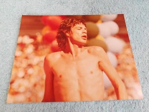 THE ROLLING STONES MICK JAGGER IM KONZERT DER 1980ER JAHRE 8" X 10" KODAK FOTOGRAFIE - Bild 1 von 7