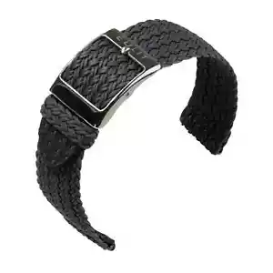 Uhrenarmband zweiteiliges Perlon Nylon Grau von Eulit - 18, 20, 22 mm - Bild 1 von 3