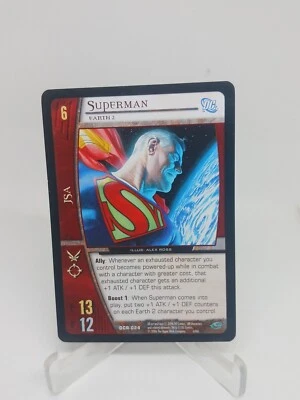 VS System: Superman, Earth 2 -  NM DC Infinite Crisis TCG CCG Classic  - Image 1 of 4