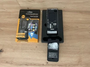 Callstel Premium Dual-SIM-Cover mit Zusatz-Akku für IPhone 4 - Zdjęcie 1 z 3