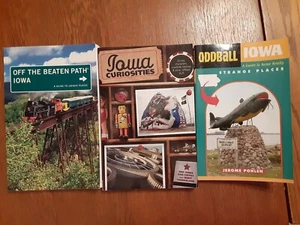 Set Of 3 Exploring Iowa Books Guides To Unique Places Travel  - Picture 1 of 7