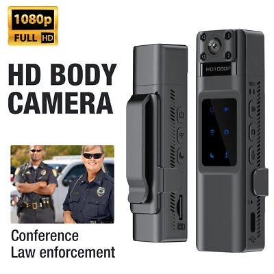 Caméra Corps WiFi HD 1080P Application de la Loi Enregistreur Vidéo DVR avec Vision Nocturne - Photo 1/4