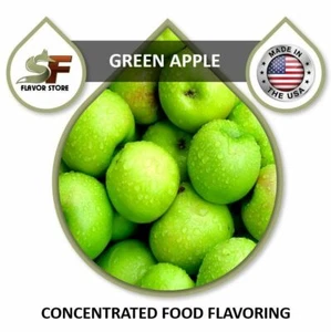 Green Apple Food Flavor, Flavoring Concentrate 1oz/30ml - 4oz/120ml - Picture 1 of 3
