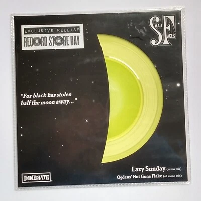 SMALL FACES: Lazy Sunday / Ogdens' Nut Gone Flake YELLOW VINYL 7" Single RSD LTD - Image 1 of 4