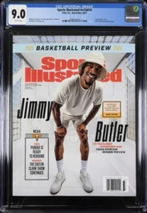 2023 Newsstand Sports Illustrated Basketball Preview Jimmy Butler Cover CGC 9.0 - Picture 1 of 2
