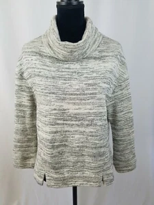 Saturday Sunday Anthropologie women XS oversize space dye sweatshirt cowl neck  - Picture 1 of 6