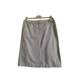 Prada Cotton Gray Skirt, Size 44 Italy - Picture 1 of 10