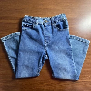 Garanimals Kids Straight Jeans 5T Light Wash Button Closure Adjustable Waist - Picture 1 of 12