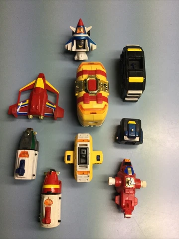 Vintage Voltron DaiRugger Gold China KO Knockoff Robot Vehicles Dairugger Lot Cover