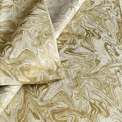 Christmas Tissue Paper *Gold Marble* Luxury Patterned Eco Wrap 5/10/20 sheets