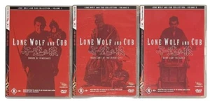 Lone Wolf And Cub Volume 1,2,3 DVD’s - Eastern Eye - Region 4 - Martial Arts - Picture 1 of 10