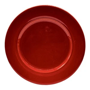 Pier 1 Imports Italy PER170 Burgunderrot Steingut Speiseteller - Bild 1 von 4