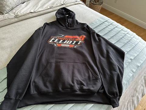 New Chase Elliott 2021 Midget Nationals DIA  Edge Black Hoodie Size XL Cover