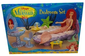 NEW IN SEALED BOX Vintage The Little Mermaid Doll Bedroom Set NOS Mattel 65928 - Picture 1 of 8