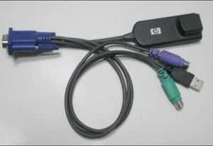 HP PS/2 + USB KVM Switching Media Interface Network Enthernet Cat5e RJ45 Cable - Picture 1 of 1