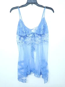 Victoria's Secret Nylon Silk Babydoll Lingerie Cami Top Size Medium VS - Picture 1 of 4