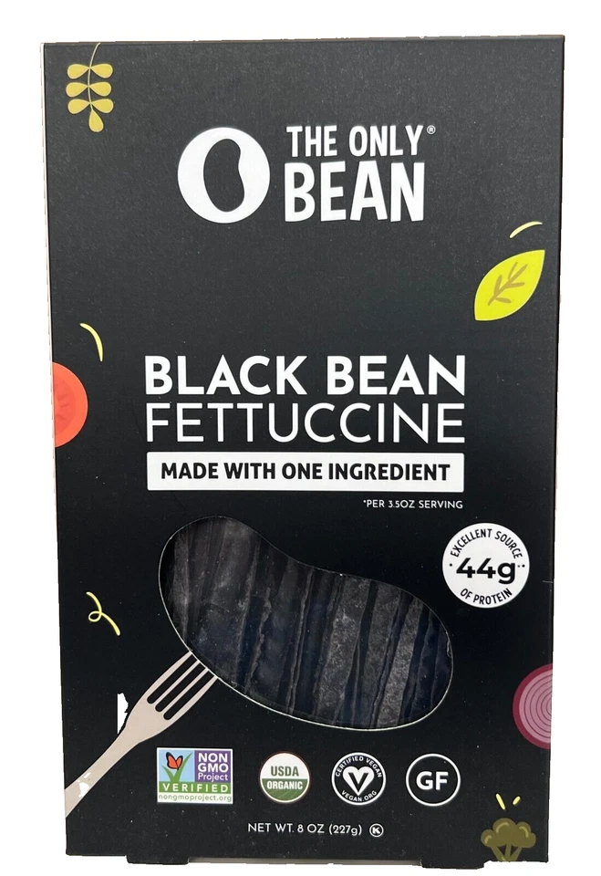 El Fettuccine de Frijoles Negros de Only Bean 8 oz Foto 1 de 1