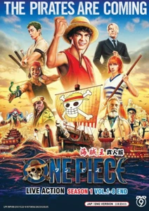 DVD ONE PIECE LIVE ACTION Season 1 Vol.1-8 END English Dub All Region FREESHIP - Picture 1 of 5