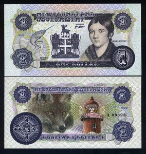 Terranova, Canadá, $1, 2017, edición privada, ensayo UNC - Red Fox F - Imagen 1 de 1