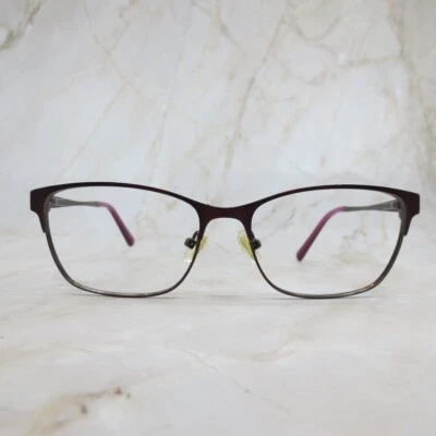 Marco de gafas para mujer Nicole Miller Glenmore C3 marrón gris metalizado 55-16-135 Foto 1 de 4