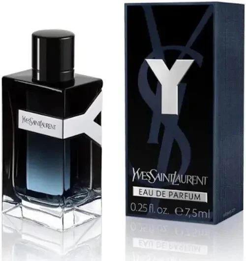 Y By YSL YVES SAINT LAURENT 0,25 oz/7,5 ml EDP MINI NOVO NA CAIXA - Imagem 1 de 1