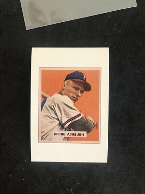 Richie ashburn reprint Baseball Card  - Image 1 of 3