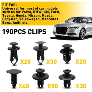 Accessories Clip Trim Car Push Rivet Bumper Door Panel Retainer Fastener Kit A - Bild 1 von 23