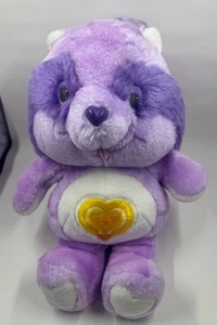 Vintage Care Bears Cousins Bright Heart Raccoon 13" Stuffed Plush Kenner 1984 - Picture 1 of 7