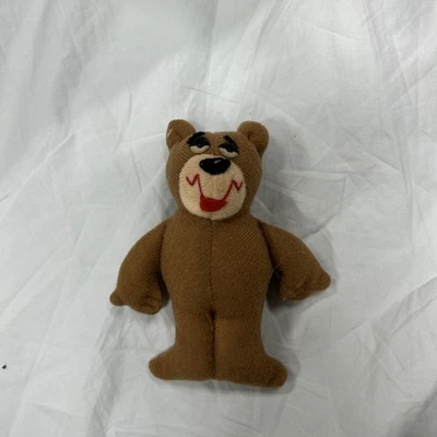 Mini juguete de peluche de oso azucarero de 4,5" de cereal crujiente dorado de colección General Foods Post Foto 1 de 3
