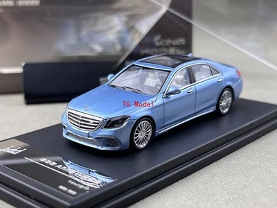 TG King 1:64 Blue AMG S65 W222 Luxury Sedan Sports Model Diecast Metal Car New - Image 1 of 4