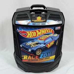 Hot Wheels Rollin 100 Car Case Rolling Toy Storage Carrier Wheeled Luggage - Picture 1 of 12
