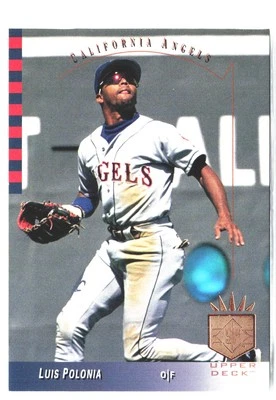 1993 SP Upper Deck #24 Luis Polonia California Angels MM - Image 1 of 2