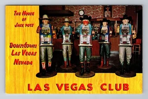 Las Vegas NV-Nevada, Las Vegas Club, Antique, Vintage Souvenir Postcard - Picture 1 of 2