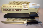 1972 to 1986~BUCK~MINT UNUSED~"GENERAL" MODEL 120~HUNTING KNIFE w/SHEATH & BOX~