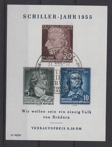 (WH23598) GDR/DDR - 1955, MI BLOCK 12, USED, CV €36, SEE SCANS - Picture 1 of 1
