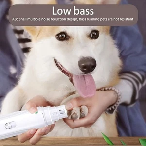 High Quality Cute Break-resistant Lovely USB Rechargeable Quiet Pet Nail Grinder - Picture 1 of 12