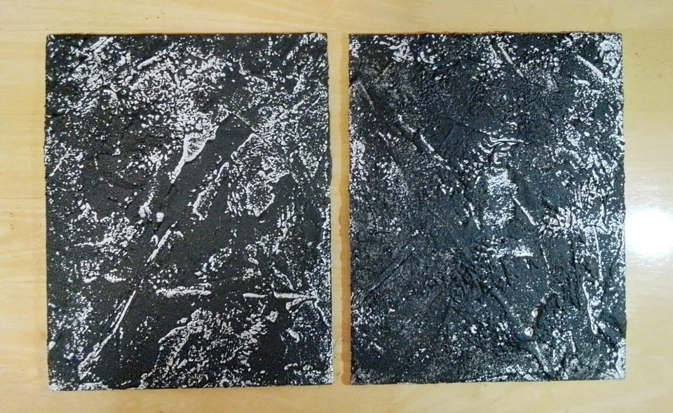 Original Irish Abstract Mixed Media Paint Canvas Art Signed Dismaland Banksy  Foto 1 de 4