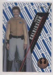 2016 Star Wars High Tek Pattern 1 Blue Rainbow Foil 82/99 Lando Calrissian fm0 - Picture 1 of 3