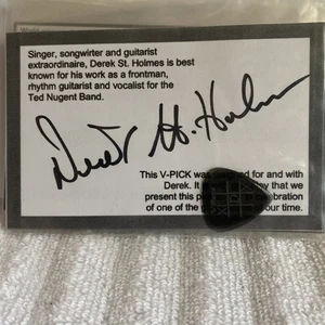 v picks guitar picks Derek St. Holmes Signed - Picture 1 of 4