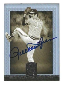 Signed 2005 Donruss Greats ROLLIE FINGERS Oakland A's card #72 COA - Picture 1 of 1