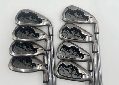 Callaway X-18 Pro Series Iron Set 3-PW 8pcs Steel Shaft Stiff RH Japan Golf Club - Image 1 of 4