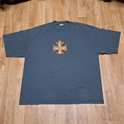 Camiseta de playa larga West Coast Choppers vintage años 90 Y2K Foto 1 de 4