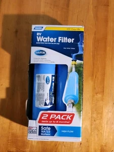 2-Pack CAMCO TastePURE KDF Carbon High Flow Inline RV/Marine Water Filters NEW - Picture 1 of 14