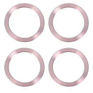 4 Pack 56x1 mm Universal Wireless Magnetic Metal Ring Sticker, Pink - Zdjęcie 1 z 6