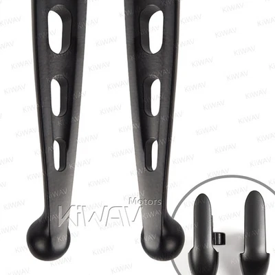 KiWAV black hand control lever kit 3-hole fits 2008-2009 Harley Road Glide FLTR - Imagem 1 de 4