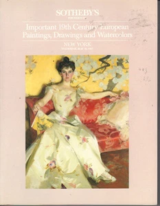 SOTHEBY'S 19th C PAINTINGS Bouguereau Corot Delpy Dupre Rousseau Auction Catalog - Picture 1 of 1